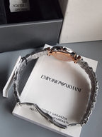 Emporio Armani Women’s Quartz Stainless Steel Silver 32mm Watch AR11092