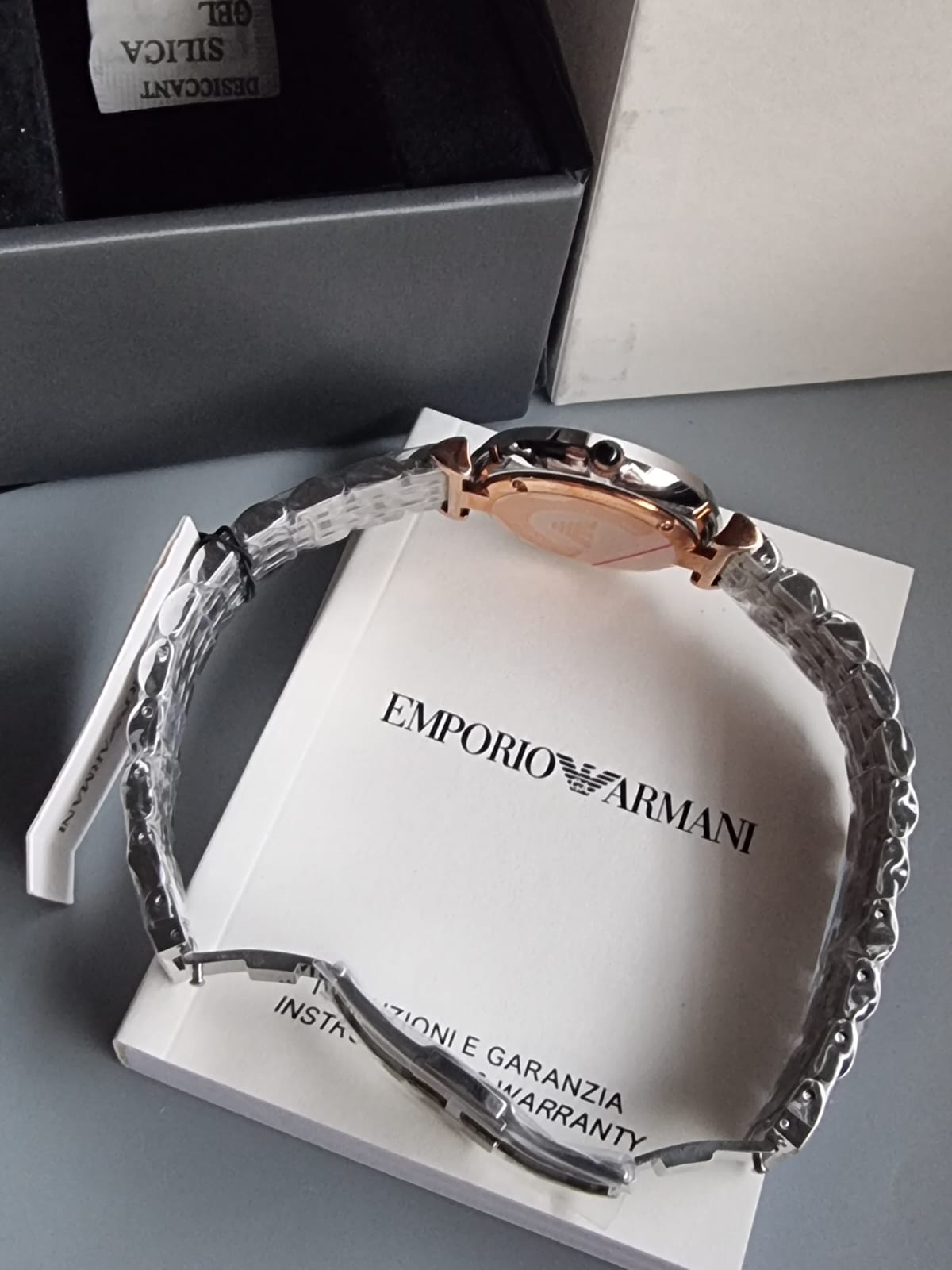 Emporio Armani Women’s Quartz Stainless Steel Silver 32mm Watch AR11092