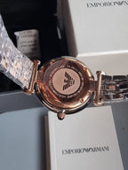 Emporio Armani Women’s Quartz Stainless Steel Silver 32mm Watch AR11092