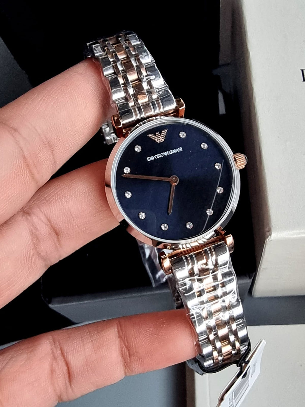 Emporio Armani Women’s Quartz Stainless Steel Silver 32mm Watch AR11092