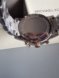 Michael Kors Women's Ritz Quartz Watch with Stainless Steel Strap, Two-Tone, 20 (Model: MK6938)