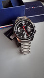 Tommy Hilfiger Men’s Quartz Stainless Steel Black Dial 46mm Watch 1791472