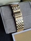 Michael Kors Women’s Quartz Stainless Steel Gold Dial 30mm Watch MK4377