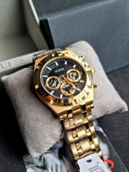 Guess Men’s Quartz Stainless Steel Black Dial 44mm Watch GW0260G2