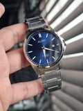 Alba Blue dial Silver Chain Gents Watch