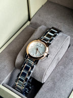 BURBERRY Heritage Grey Dial Two-tone Stainless Steel Ladies Watch BU9214