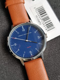 French Connection Men's Quartz Metal and Leather Watch FC1258TU
