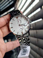 Emporio Armani AR1933 Silver Stainless Steel Chronograph Men's Watch