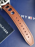 Tommy Hilfiger Men’s Quartz Leather Strap Black Dial 46mm Watch 1791049