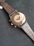 EMPORIO ARMANI Aviator Chronograph Quartz Grey Sunray Dial Men's Watch AR11106