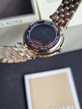 Michael Kors Women’s Quartz Stainless Steel Gold Dial 35mm Watch MK4513