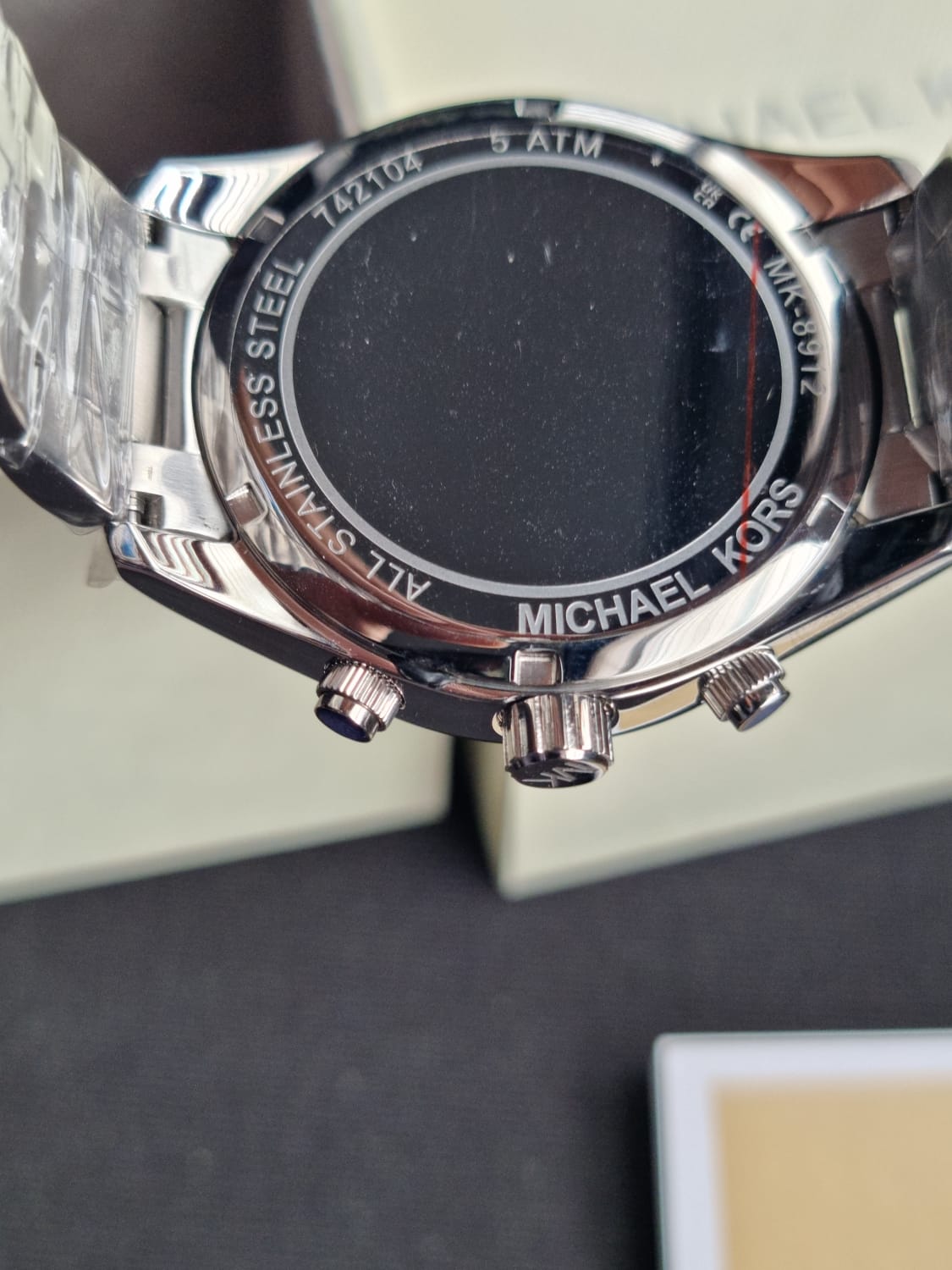 Michael Kors Men’s Quartz Stainless Steel Green Dial 45mm Watch MK8912