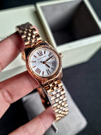 Michael Kors Women’s Quartz Stainless Steel White Dial 26mm Watch MK3230