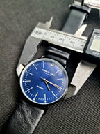 Kenneth Cole Gents Watch Black Leather Strap