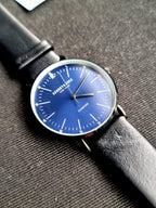Kenneth Cole Gents Watch Black Leather Strap