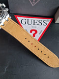 GUESS Watches Men's Analogue Japanese Quartz Leather Band GW0262G2