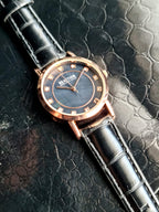 Kenneth Cole ladies Watch 32mm dial Size black leather Strap Rk510690003