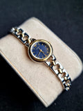 Yema Two Tone Ladies Watch Blue dial