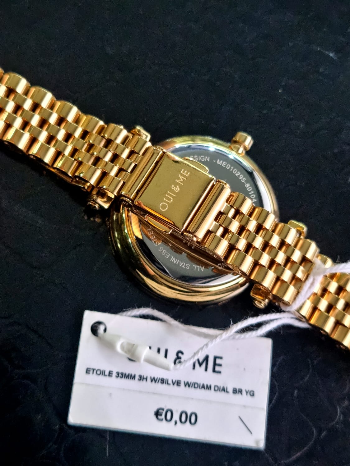 OUI And ME Ladies Watch Golden Color