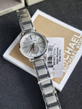 Michael Kors Women’s Quartz Stainless Steel Silver Dial 27mm Watch MK3837