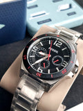 Fossil Men’s Stainless Steel Black Dial Watch BQ2083