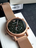 Emporio Armani Analog Green Dial Men's Watch-AR11428