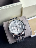 MICHAEL KORS Lexington Chronograph Silver Dial Men's Watch MK8405