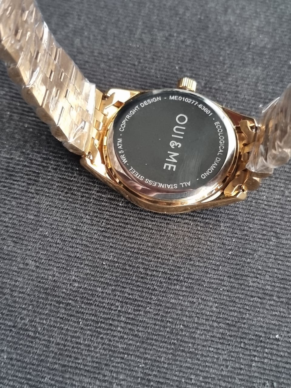 Oui And Me Ladies Watch Case material Stainless Steel Golden Color