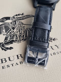 Burberry Watch Made Black Leather BU9906