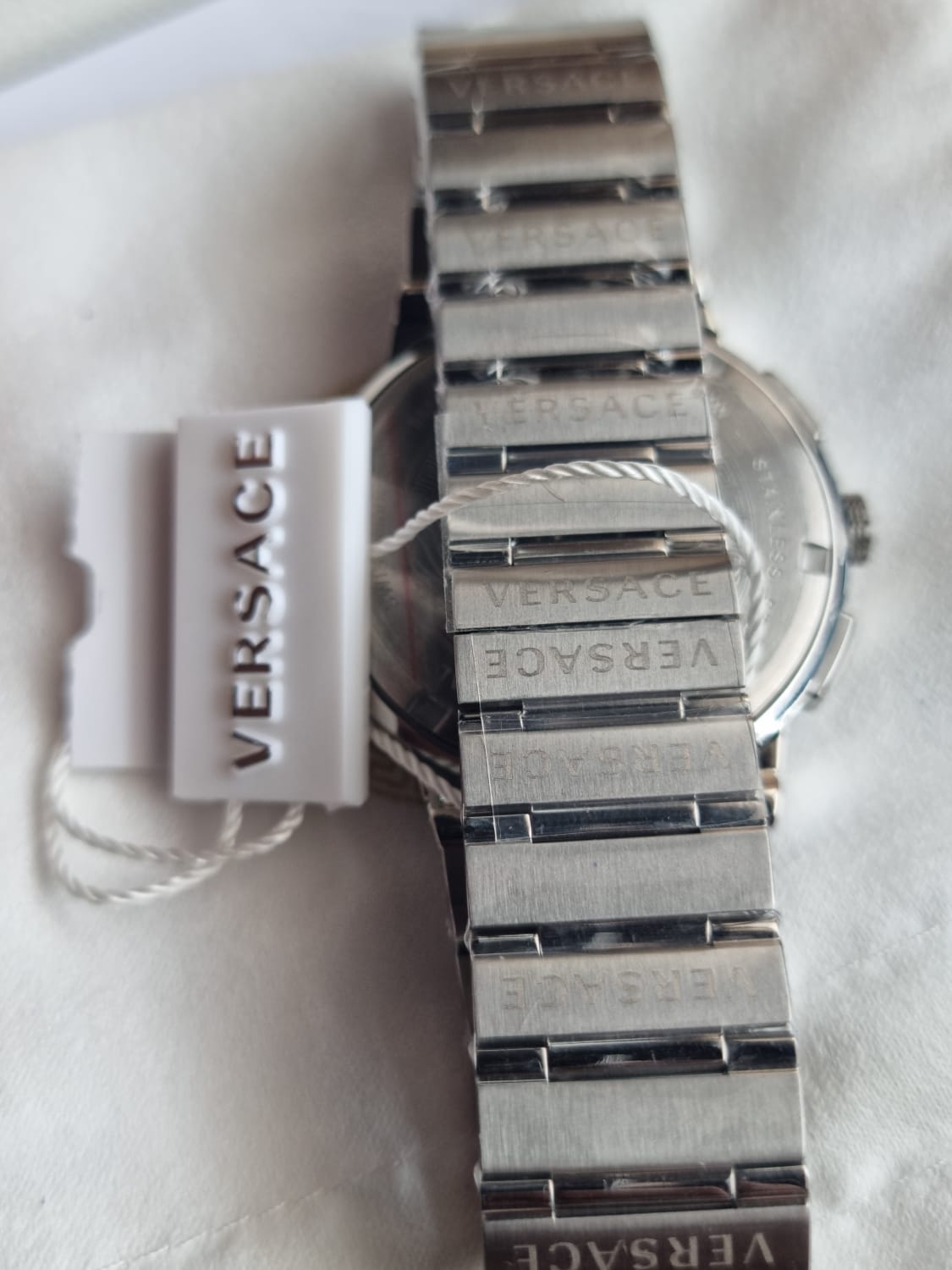 Versace Men’s Quartz Swiss Made Silver Stainless Steel Green Dial 43mm Watch VEZ900121