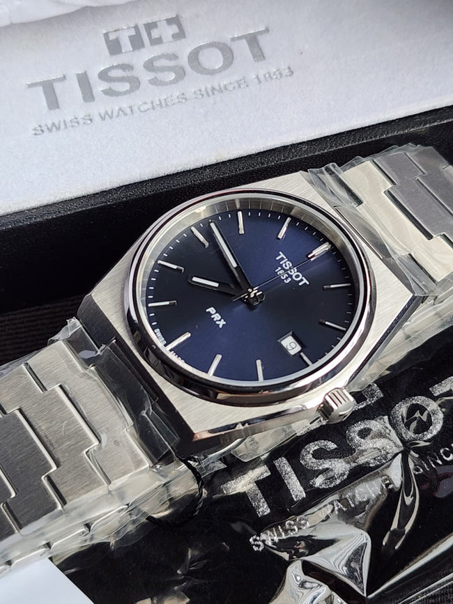 Tissot Men's PRX 316L Stainless Steel Case Dress Watch Grey T1374101104100 T137.410.11.041.00 Main Image