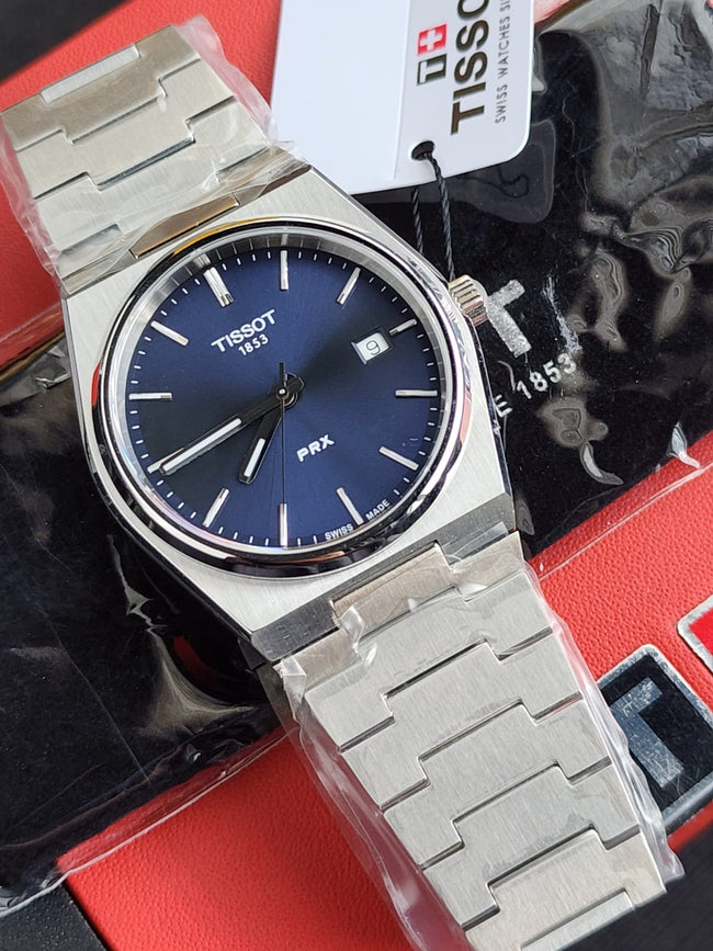 Tissot Men's PRX 316L Stainless Steel Case Dress Watch Grey T1374101104100 T137.410.11.041.00 Hover Image