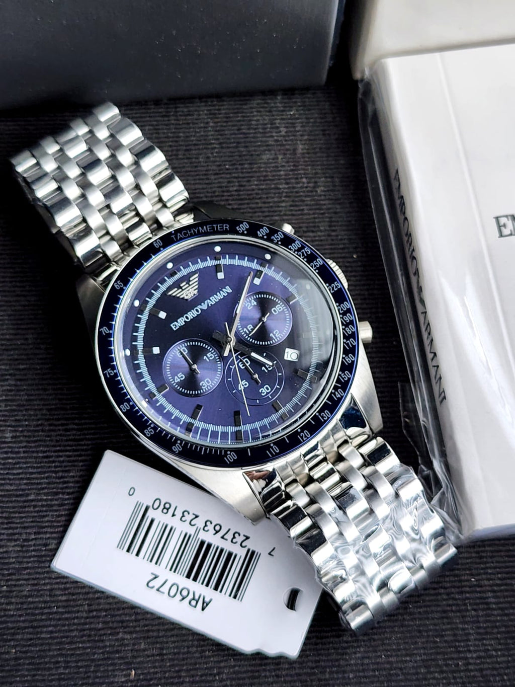 EMPORIO ARMANI Sportivo Chronograph Blue Dial Men's Watch AR6072