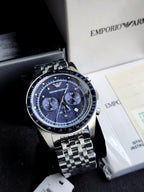 EMPORIO ARMANI Sportivo Chronograph Blue Dial Men's Watch AR6072