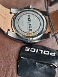 Police Gents Watch 46mm dial size Black leather Strap