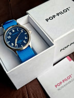 Pop pilot Blue dial Blue Nato strap gents watch