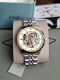 Fossil Men’s Automatic Stainless Steel Beige Dial 40mm Watch ME3075