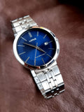 Lorus Blue dial Silver Chain Gents Watch 40mm Dial Size
