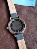 Kenneth Cole Ladies Watch Gray dial Gray leather Strap