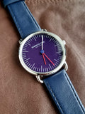 Kenneth Cole Blue dial dark Blue strap 41mm Dial Size