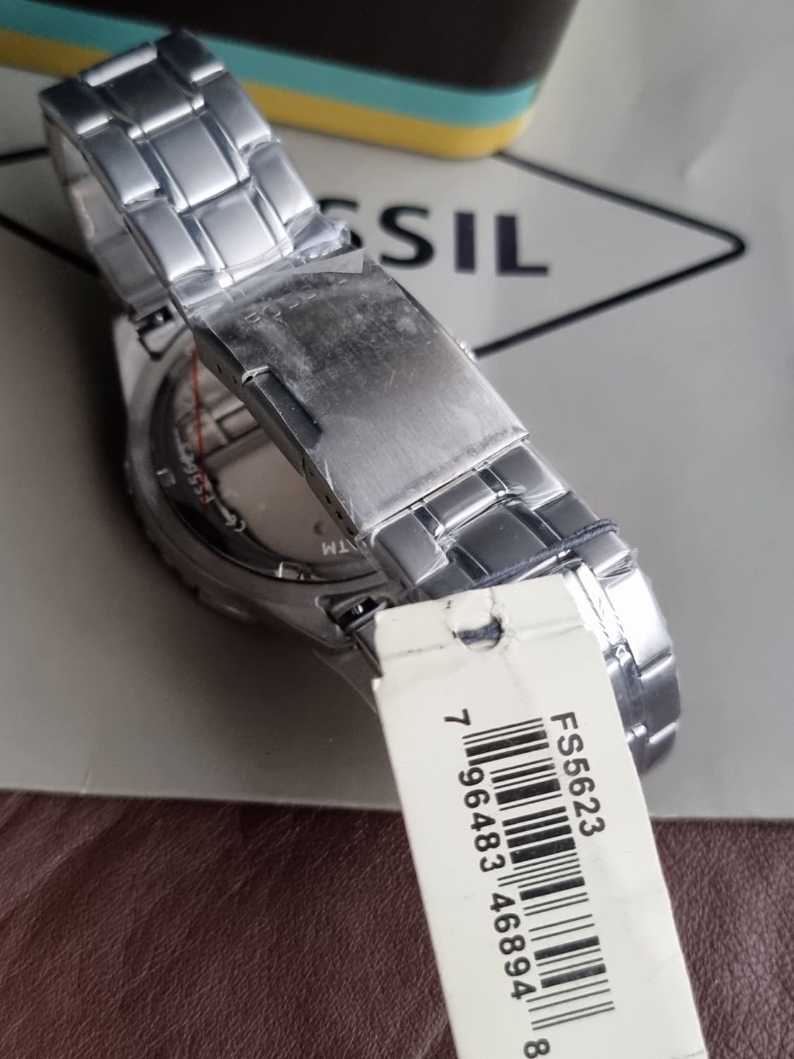 Fossil Men’s Chronograph Quartz Stainless Steel Blur Dial 44mm Watch FS5623