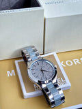 Michael Kors Women’s Quartz Stainless Steel Crystal Pave Dial 41mm Watch MK4297