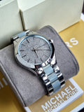 Michael Kors Women’s Quartz Stainless Steel Crystal Pave Dial 41mm Watch MK4297