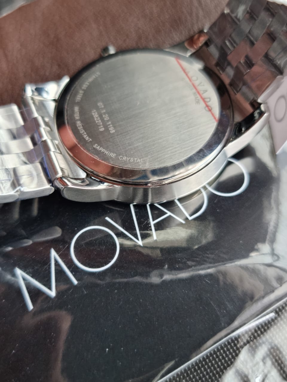Movado Analog Blue Dial Men's Watch 606982