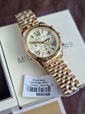 MICHAEL KORS Lexington Chronograph Champagne Dial Ladies Watch MK5556
