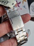 Fossil Garrett Chronograph Stainless Steel Watch FS5771, SILVER