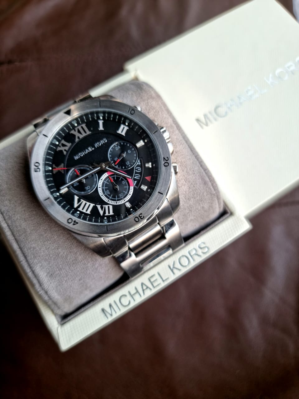 MICHAEL KORS Brecken Chronograph Black Dial Men's Watch MK8438