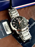 Tommy Hilfiger Men’s Quartz Stainless Steel Black Dial 46mm Watch 1791422