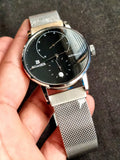 Binger Swiss Sapphire Curved Mechanical Watch Men B 1187