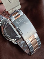 Fossil Men’s FS5024 Grant Chronograph Two-Tone Rose and Silver Stainless Steel Watch